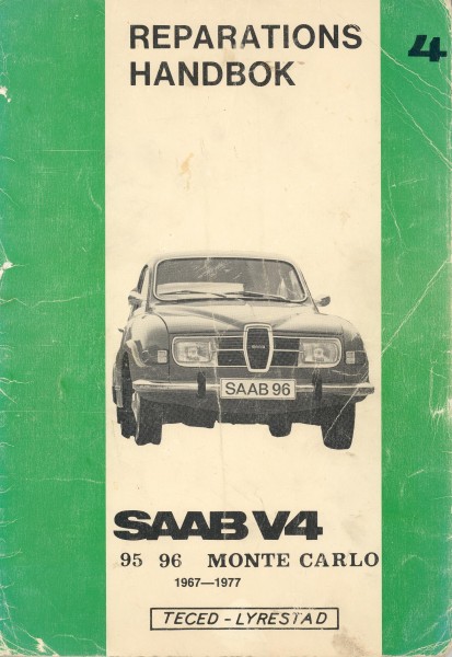 Saab V4 Factory Workshop Manual Svenska The Saab V4 Tech Source